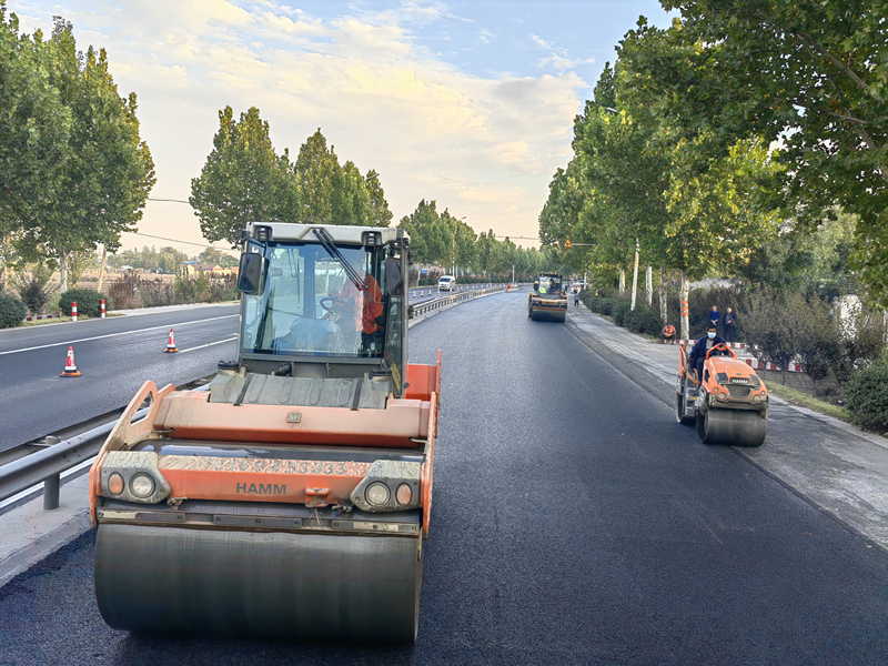 38天，高淄路工程建設(shè)跑出淄博交通加速度