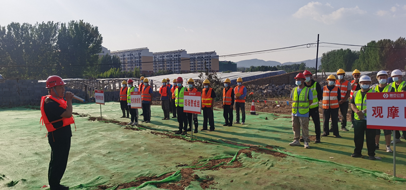 第四區(qū)域城北污水項(xiàng)目組織防汛應(yīng)急演練