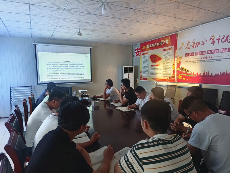 防為上，先于行，第二區(qū)域項目部扎實推動安全月活動開展