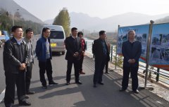 市重點(diǎn)工程建設(shè)立功競賽活動(dòng)領(lǐng)導(dǎo)小組蒞臨博沂路項(xiàng)目視察