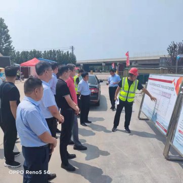 【抓作風(fēng) 創(chuàng)效益】郯城G205項(xiàng)目迎接臨沂市公路事業(yè)發(fā)展中心半年檢查