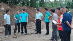 市質(zhì)監(jiān)站、改建辦、總監(jiān)辦等領(lǐng)導(dǎo)視察我公司S102項(xiàng)目工作