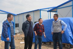 項目辦、管理處相關(guān)領(lǐng)導(dǎo)來我部視察指導(dǎo)工作