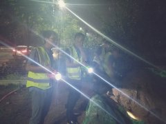 安全工作不下班---落實安全防范，開展夜間巡查