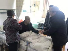 市政分公司黨支部走訪慰問老黨員和困難職工