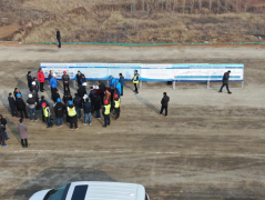 新臺項(xiàng)目觀摩團(tuán)到我項(xiàng)目部進(jìn)行觀摩學(xué)習(xí)