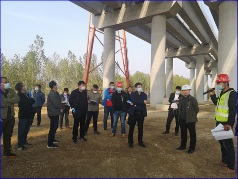 濟南至高青高速公路項目來新寧參觀交流學習