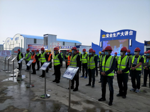 青蘭項目部參加青蘭高速項目辦組織的安全體驗活動