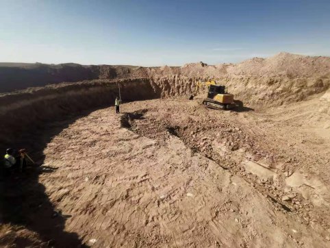 【抓作風(fēng) 創(chuàng)效益】寧夏風(fēng)電基礎(chǔ)項目主體結(jié)構(gòu)施工已近尾聲